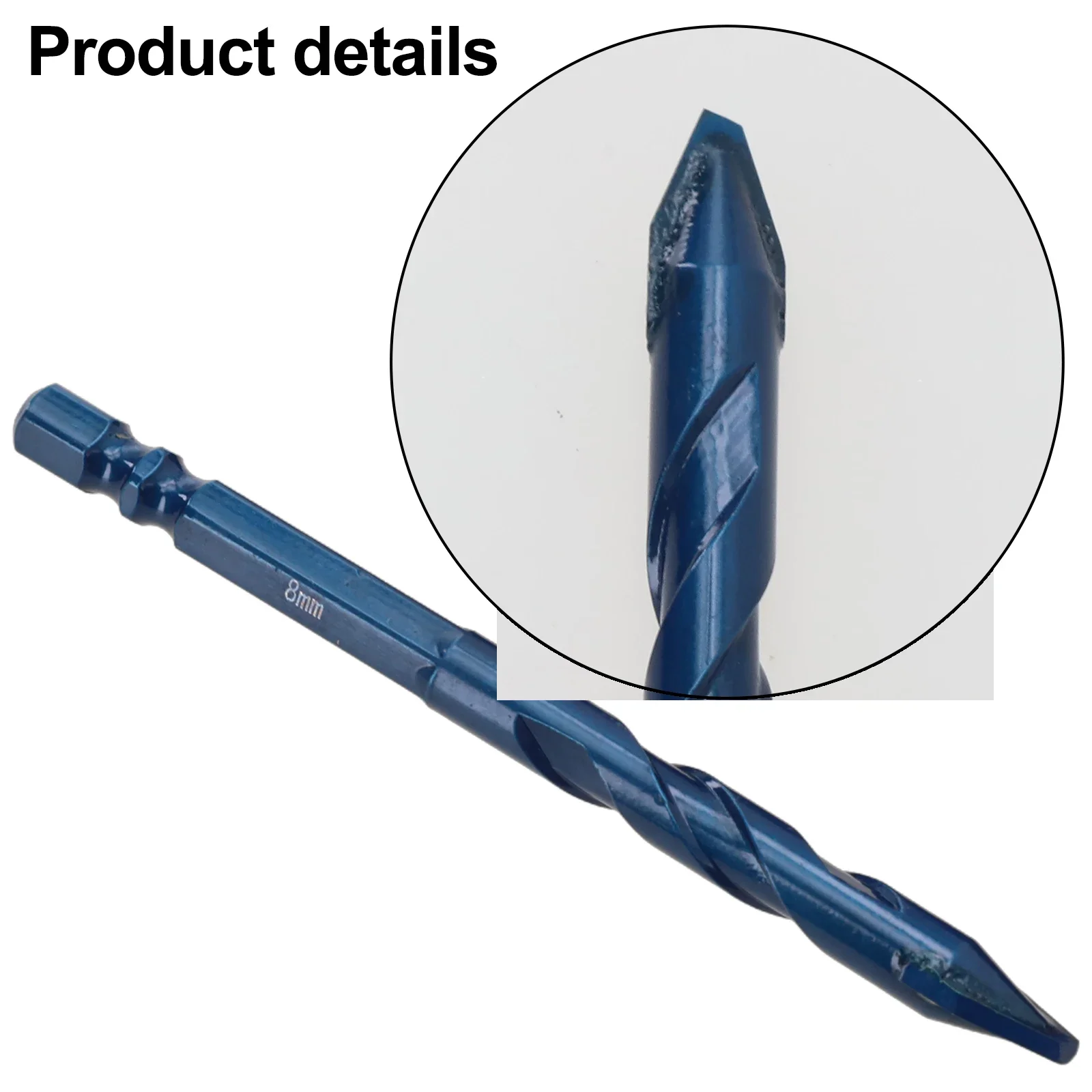 1pc 6-12mm  Drill Bits Eccentric Drill Carbide Drilling For Wall Glass Wood Metal Tiles Puching Rock Slab Triangle Drill Bit