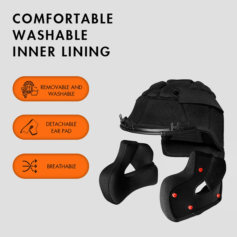 Men and Women Folding Helmet for Motorcycle Dual Visor Design Flip-up Modular Motorcycle Helmet