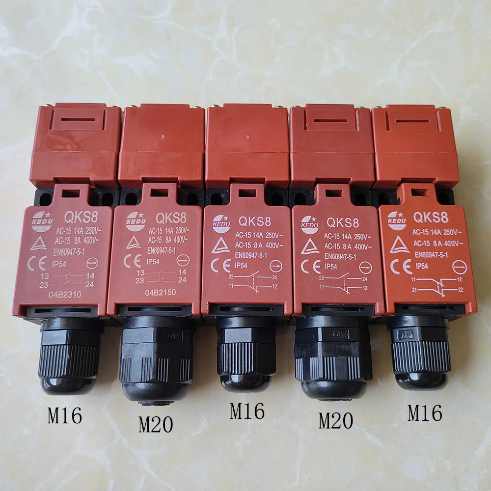 Imagem -03 - Kedu-interruptor de Porta de Segurança com Desconexão Chave de Controle Ac15 14a 250v 8a 400v En609475-1 Qks8