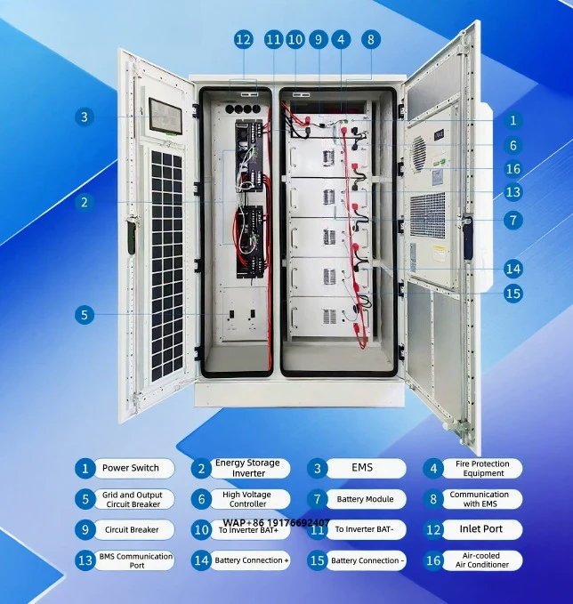 50kWh 100kWh Industrial Commercial Grid Energy Storage Integrated Cabinet Solar Photovoltaic Power Storage High Voltage LiFePO4