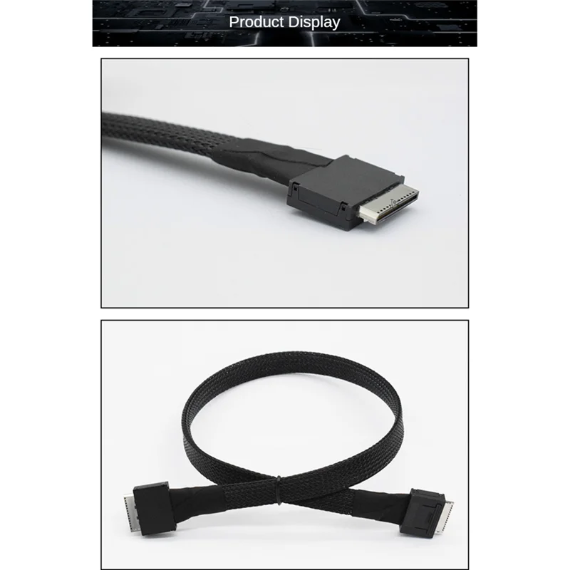 

TA-PCIE Oculink SFF 8611 8I To SFF 8611 8I Data Transfer Cable For Server, Pcie4.0 Connection For Server Data Transfer Line