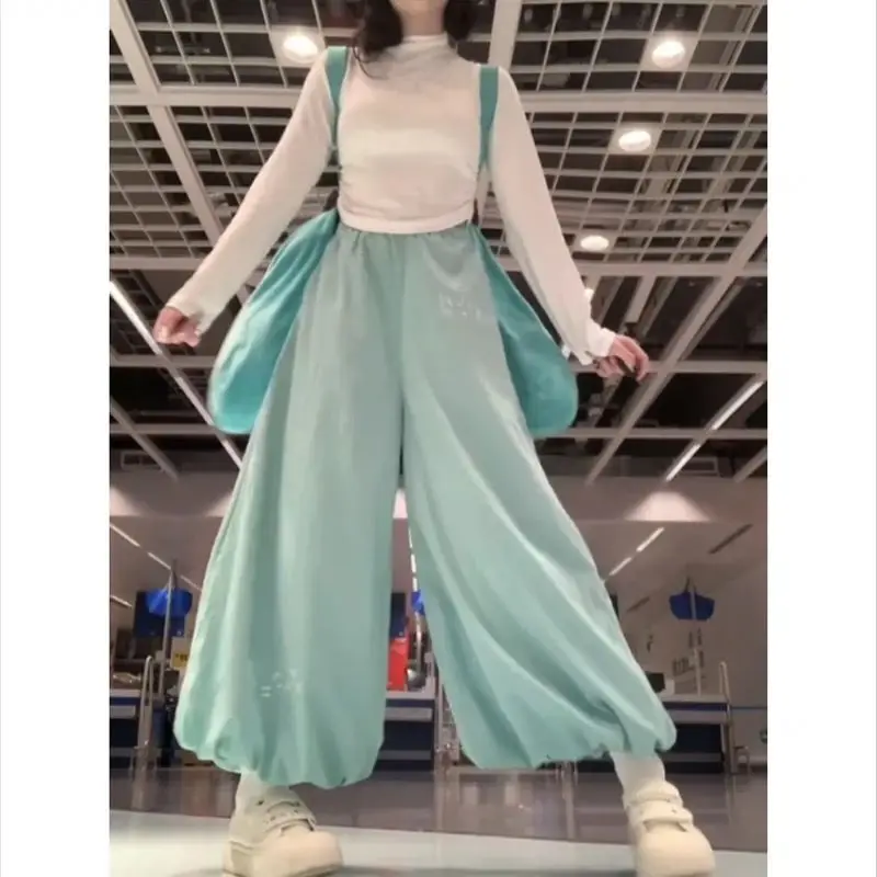 Pantalon femme Mujer printemps minimalisme élasticité jambes larges tout-Match respirant loisirs Style Preppy trajet quotidien polyvalent OL