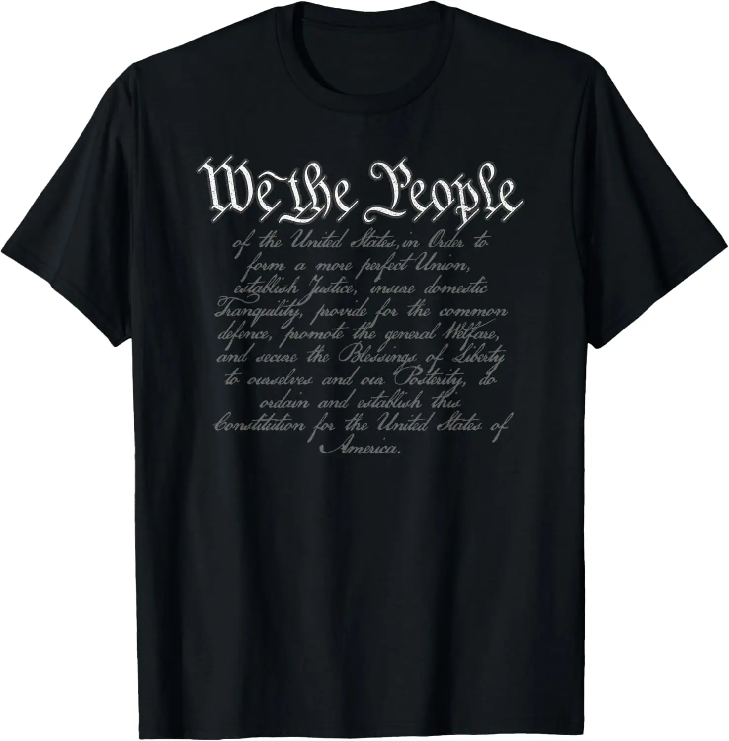 

Preamble To the US Constitution, 4th Of July, We The People T-Shirt