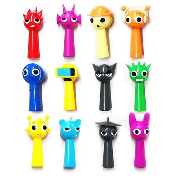 ร้อน 12 ชิ้น/เซ็ต Sprunki Figures โหมดของเล่น Sprunki Incredibox ตัวเลขการกระทํา Sprunki เกมการ์ตูนของขวัญวันเกิดคริสต์มาสของขวัญ