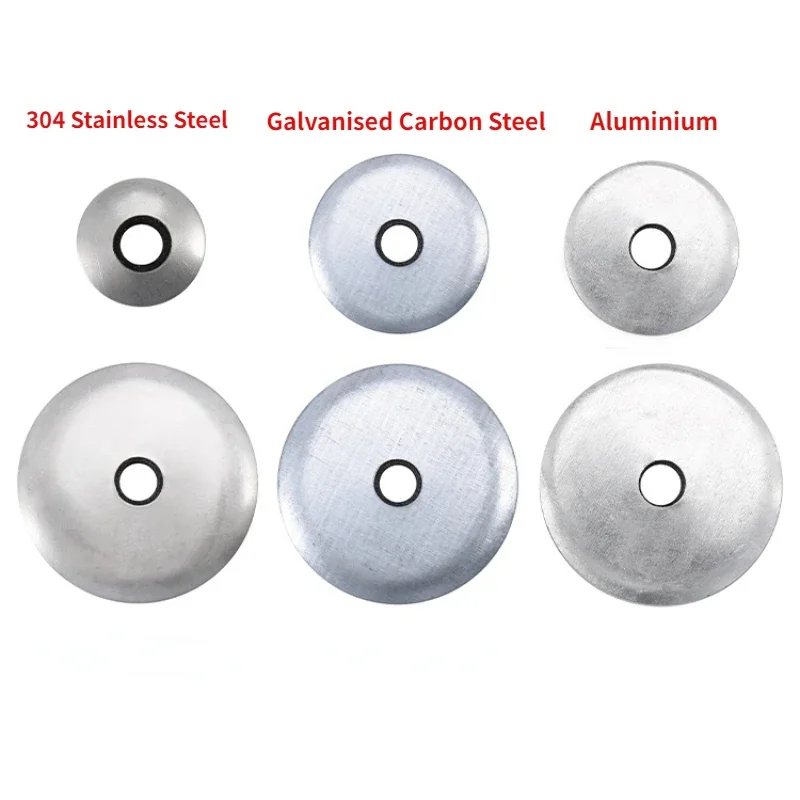 Waterproof Washers EPDM Anti-skid Washers Drill Tail Gasket Composite Sealing Washers Plain 304 Stainless/Aluminium/Carbon Steel