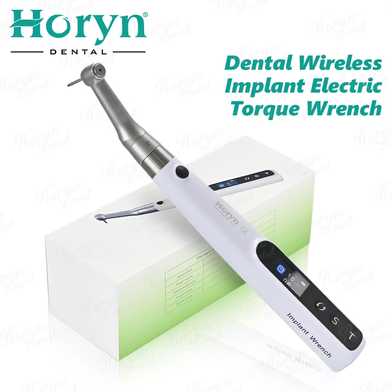 Dental Electric Torque Driver Implant Torque Wrench with 16pcs Wireless Drivers Dentistry Supplies Instruments