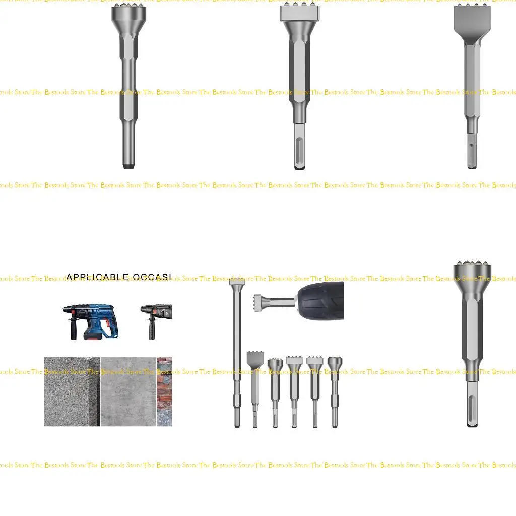 12pf Baja Pembongkaran Pahat Tinggi Performa High Steel Hammer Bor Pahat Berganda Cocok untuk Jackhammers Listrik
