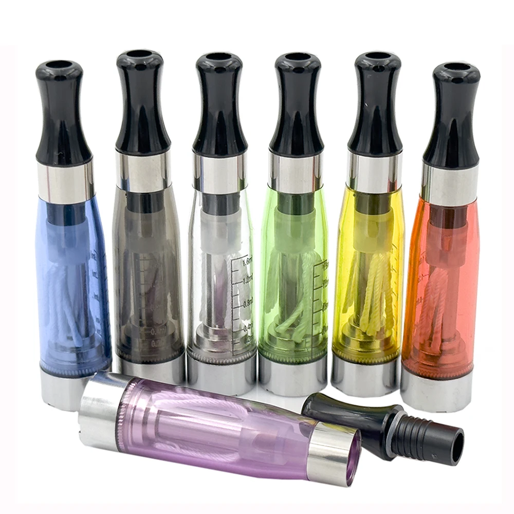 Atomizador CE4 de 10 piezas, tanque de mecha larga de 1,6 ML para batería de Vape Ugo T EGO T Evod de 510 hilos