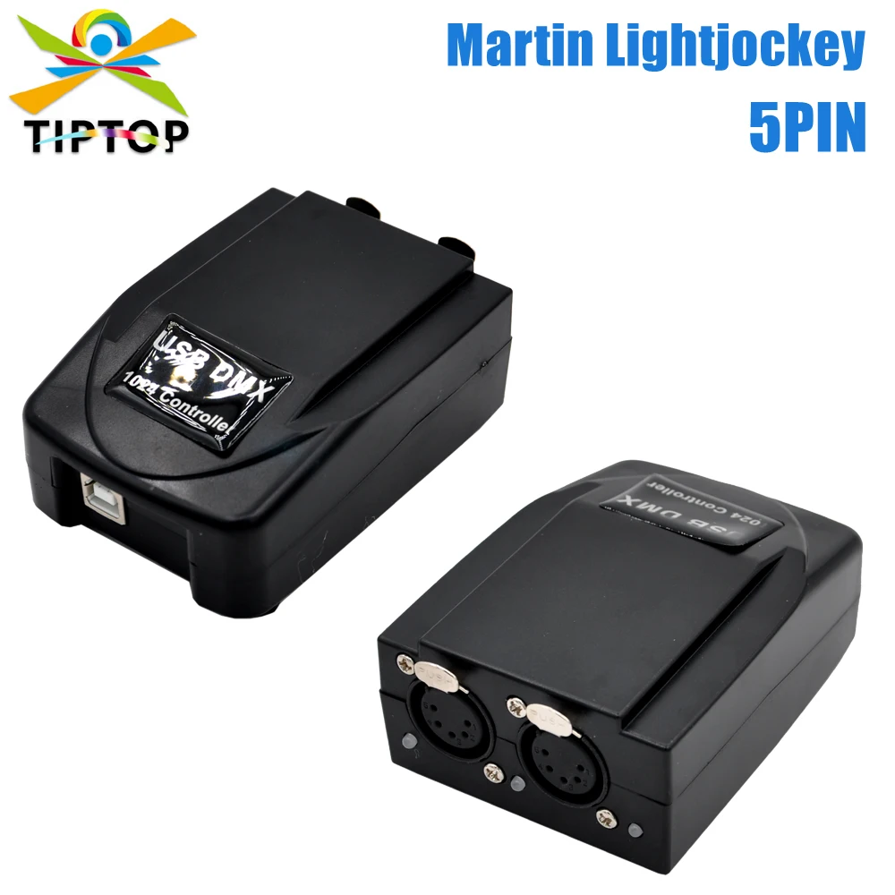 

5PIN 1024 Channels Martin Light Jockey DMX Stage Light Controller USB Software Console for Editing Program of Stage Lighting
