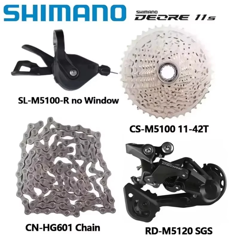 SHIMANO DEORE M5100 M5120 11 Speed Groupset MTB Mountain Bike