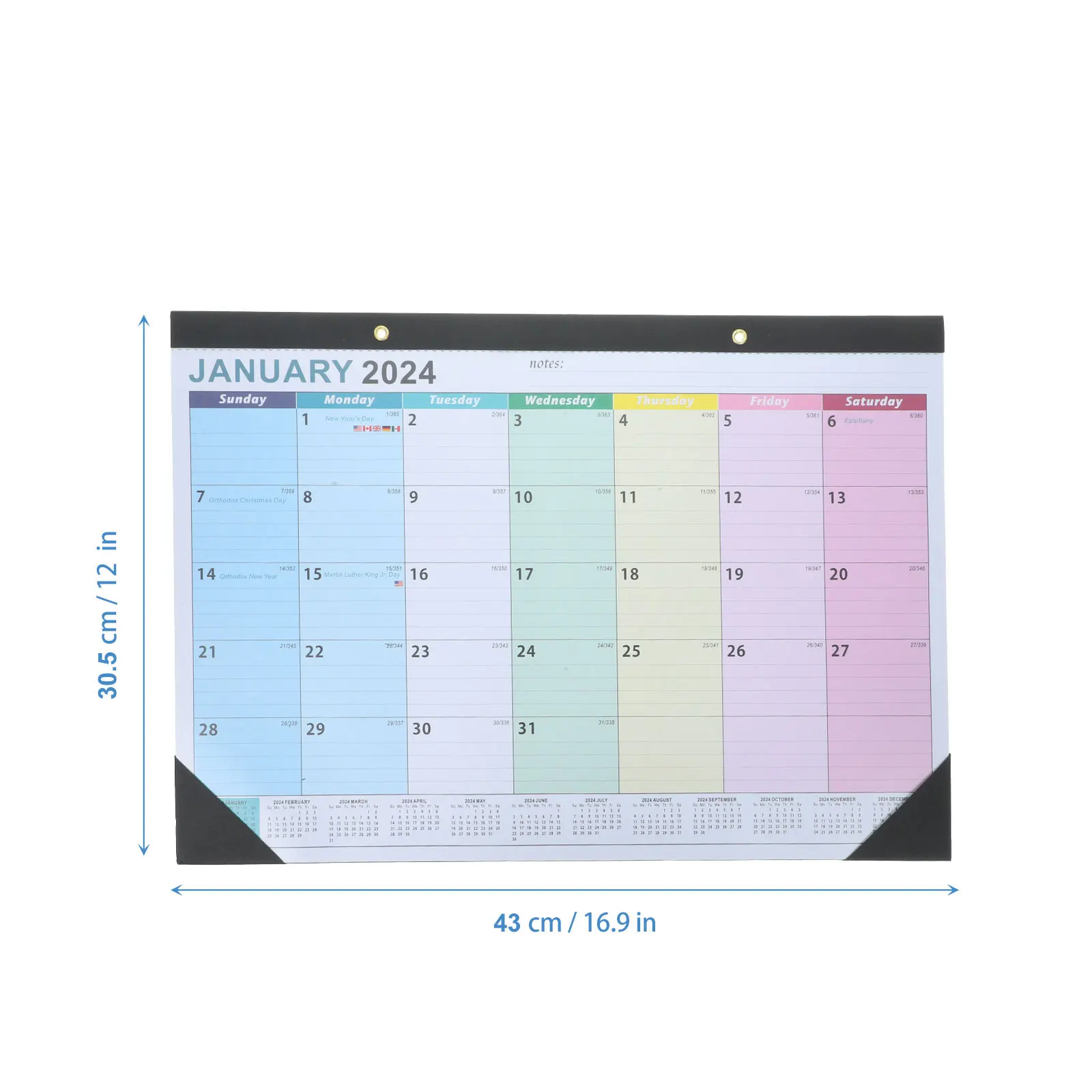 Monthly Wall Wall Hanging Planner English Schedule Calendar For Home Office Dorm Multipurpose Hanging Calendar
