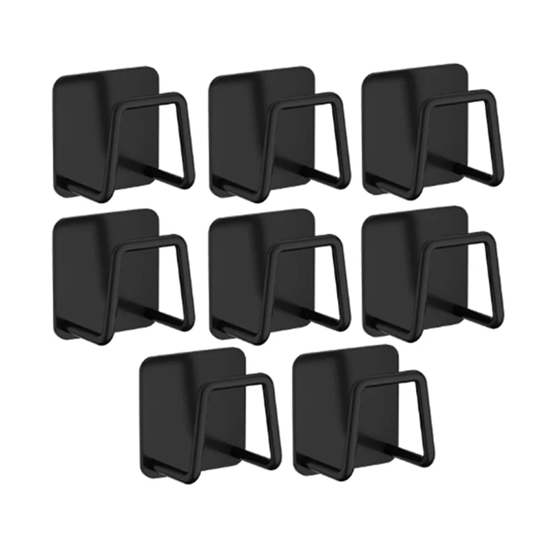 A96K - Samoprzylepny uchwyt do przechowywania, nierdzewny ociekacz na gąbki do zlewu, samozaciskowy, czarny