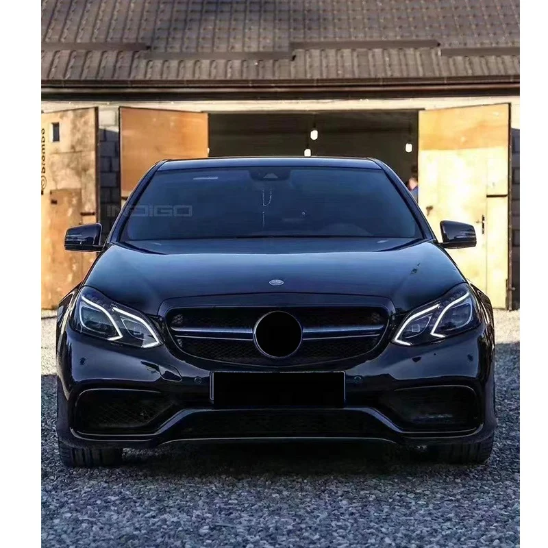 E63 Car bodykit for MercedesBenzs E-Class W212 later Modified E63 AMG car bumper grill Hood Fender 2010 2011 2012 2013 2014 2015