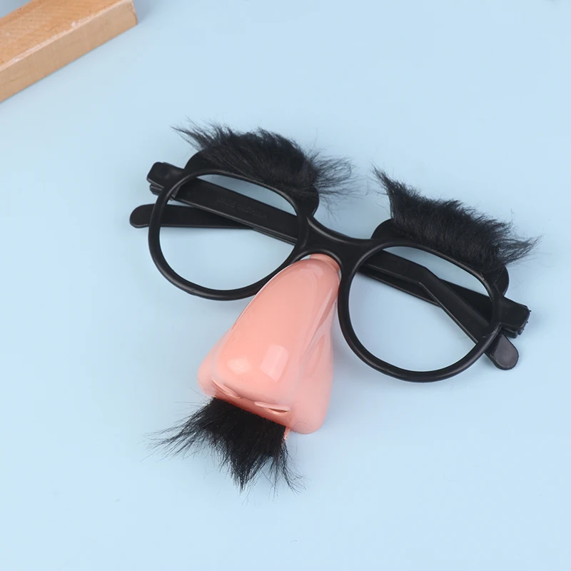 Halloween Disguise Glasses Creative Nose And Mustache Glasses Funny Big Nose Tricky Props