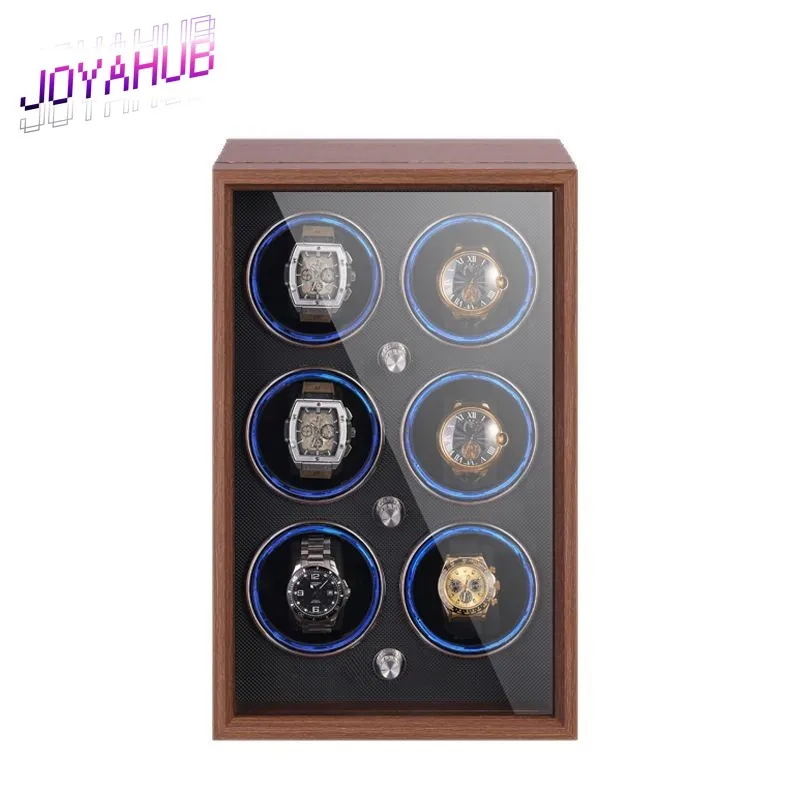 Customized LOGO Simple Luxury Watch Winder Automatic Silent Motor Mechanical Watch Rotation Placement Machine Anti Magnetic