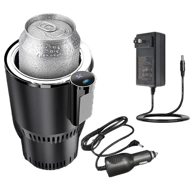 

BHBD-2 In 1 Intelligent Cold & Warm Car Cup With Cooling And Heating Functions Insulation Drink Cooler For Tumblers US Plug