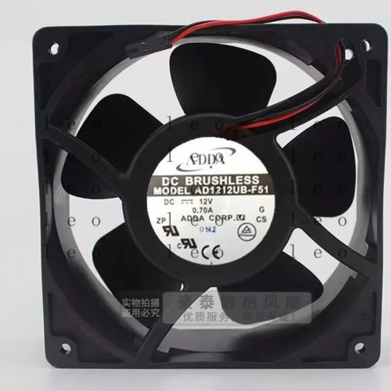 

CC for ADDA AD1212UB-F51 12038 DC12V 0.70A 2-Wire Ball Cooling Fan