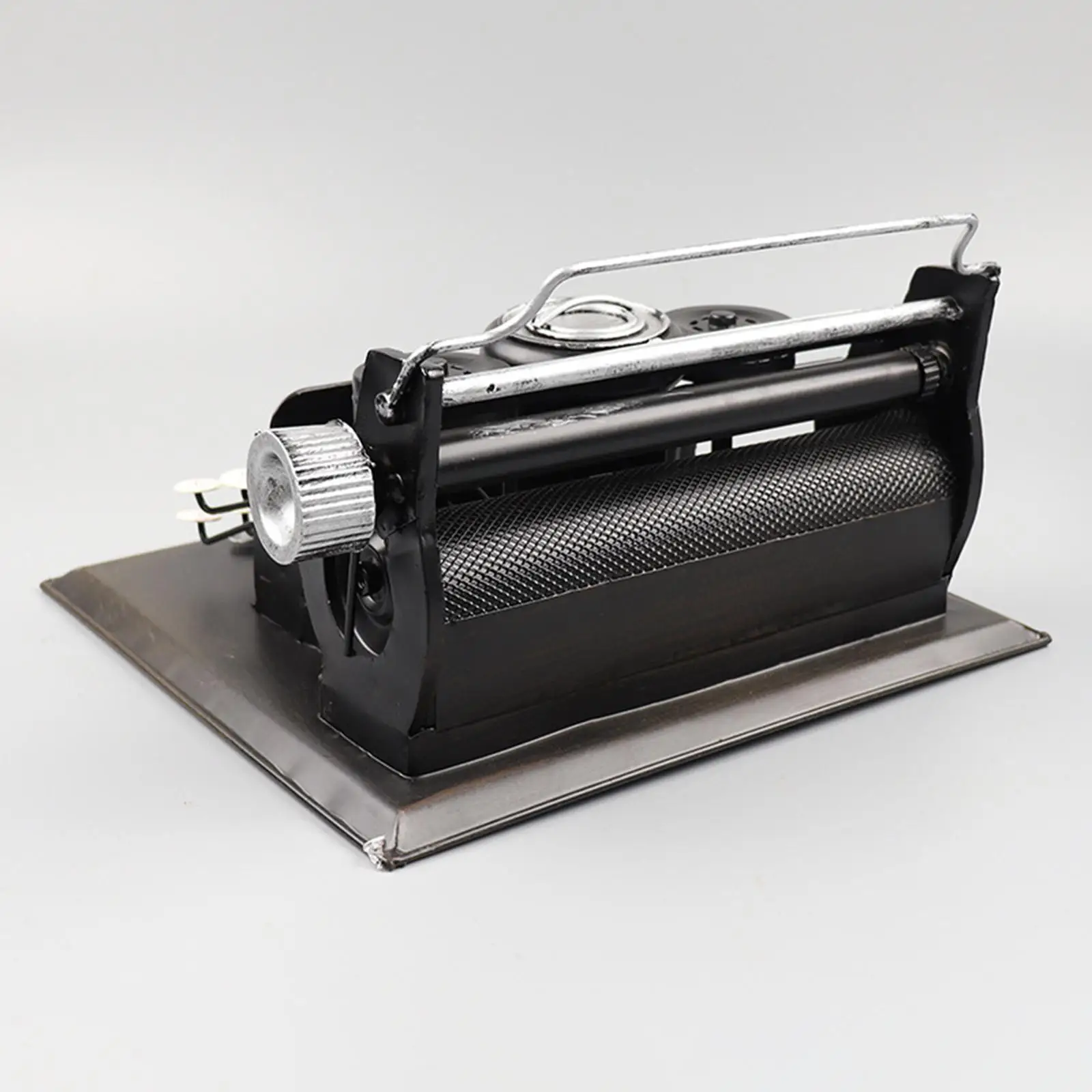 Retro Design Iron Typewriter Model Statue for Living Room Desktop Decoration
