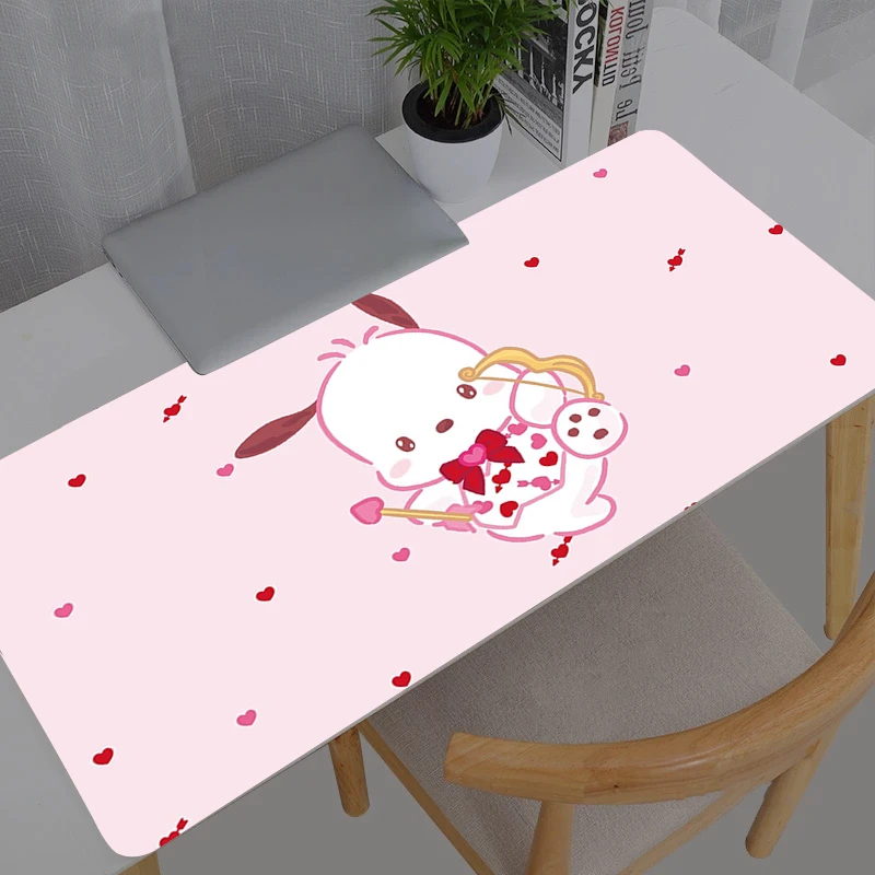 

Mouse Pad Sanrio Pochacco Anime Carpe Large PC Anime Gamer Computer Mausepad Varmilo Keyboard Gaming Accessories Desk Mat