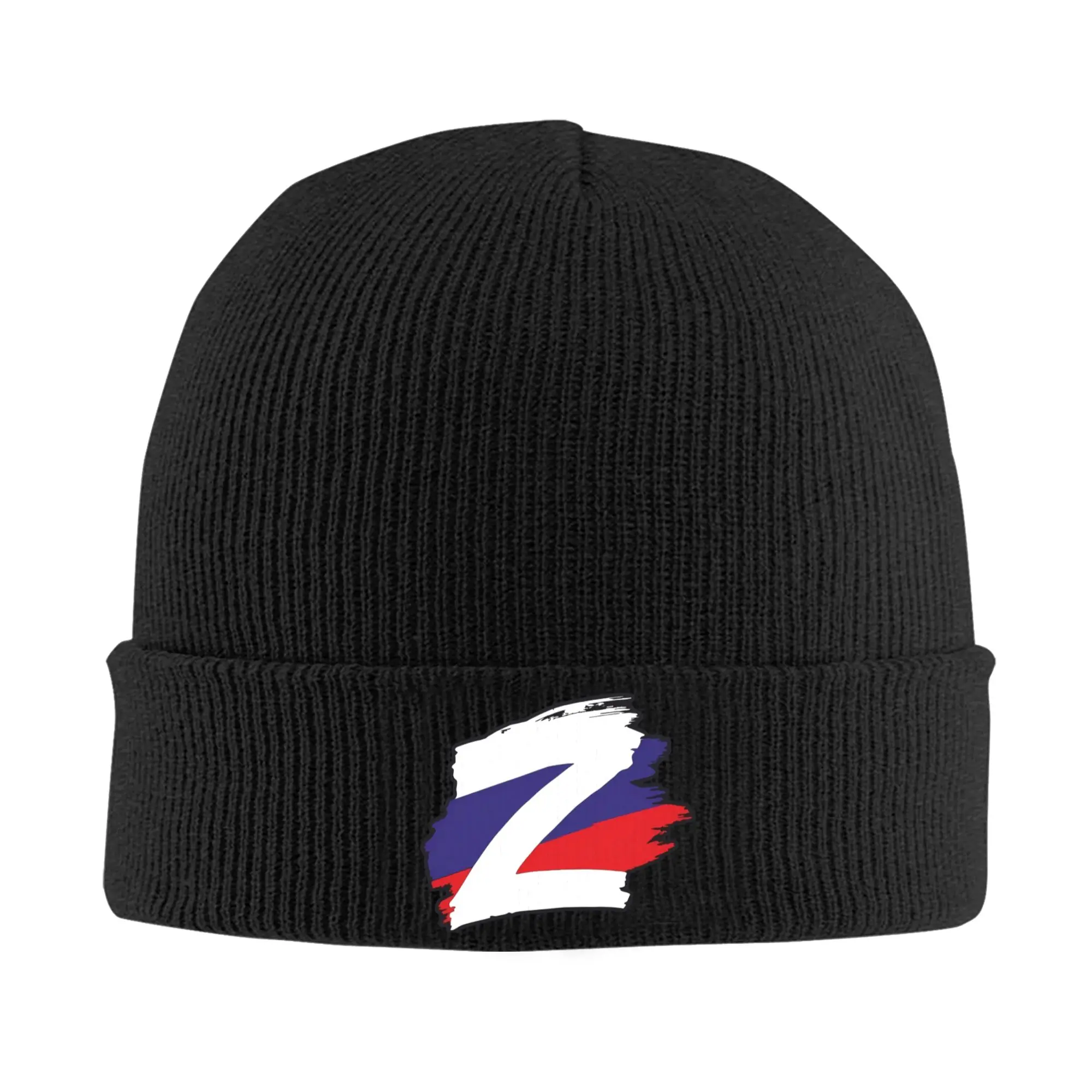 Russian Z Peace Unite Knitted Hats Autumn Winter Skullies Beanies Warm  Cap Female Male Acrylic Casual Skullcap