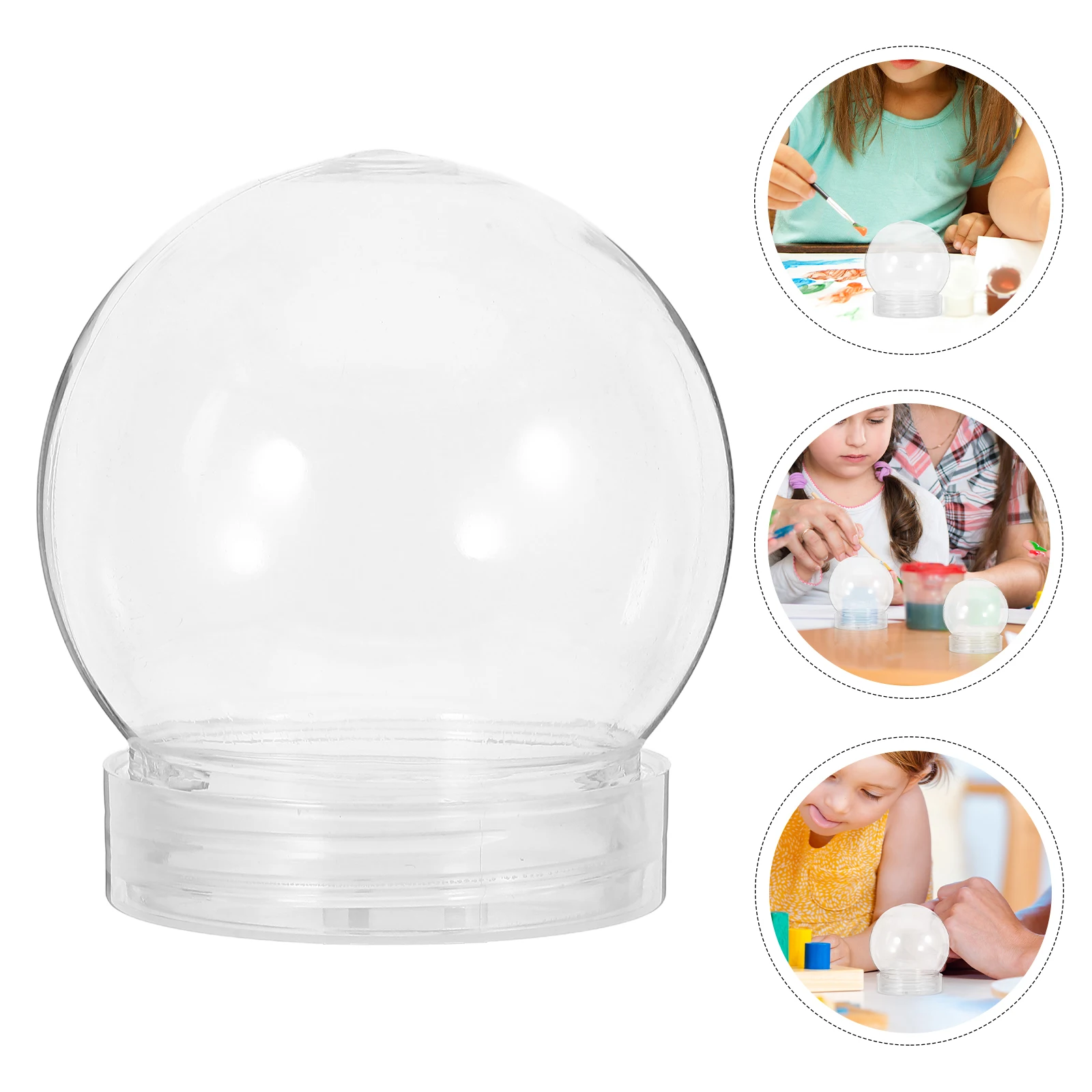 

10Pcs Small Candy Jars with Lids Transparent Pet Containers for Wedding Party Favors DIY Decoration 140Ml Jars