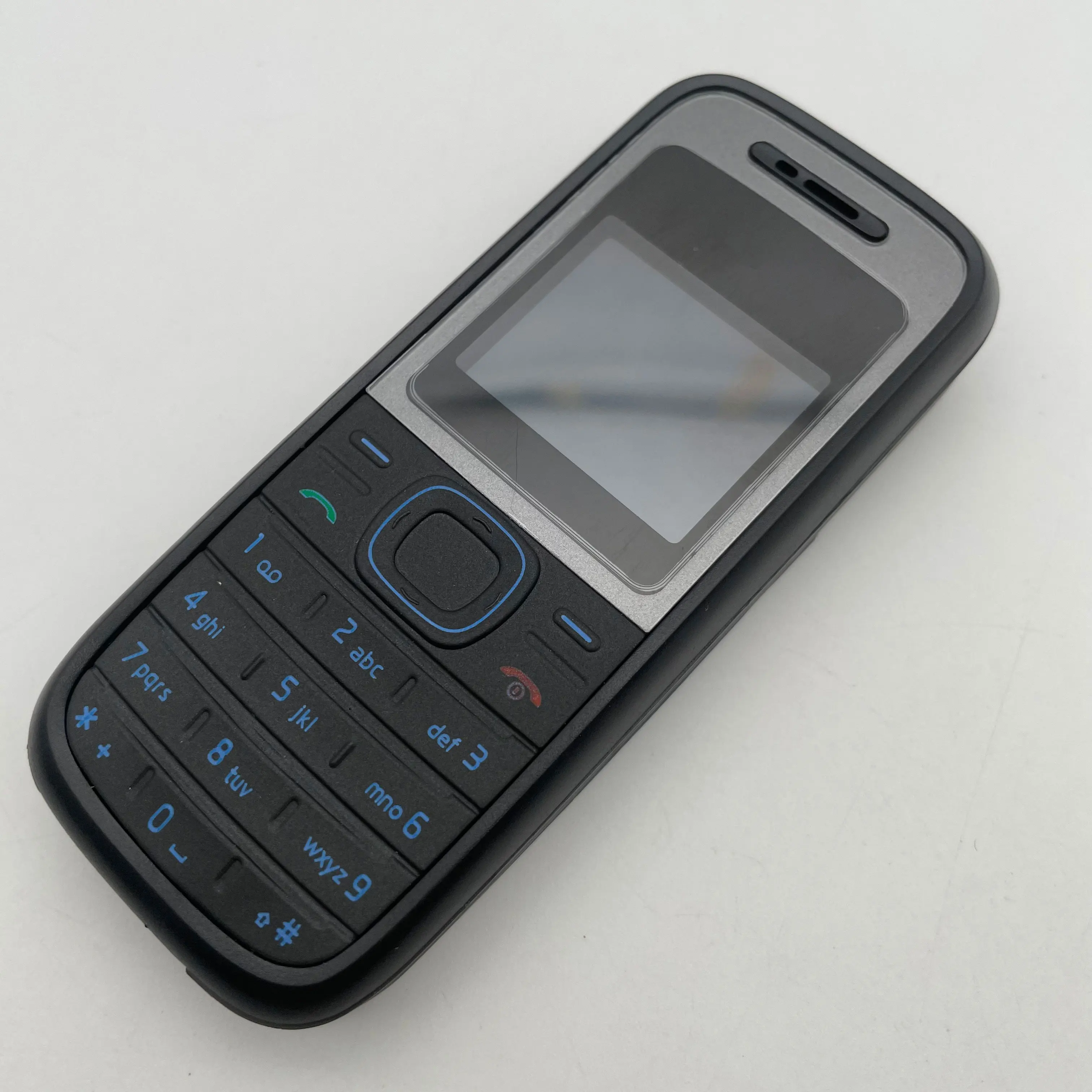 هاتف محمول أصلي غير مقفول 1208 بشريحة واحدة GSM 900/1800 لوحة مفاتيح عربية روسية مصنوعة في فنلندا