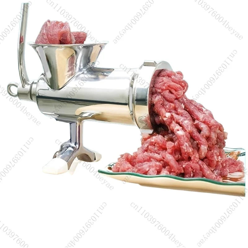 

304 stainless steel manual meat grinder, household minced meat sausage enema machine, sausage machine