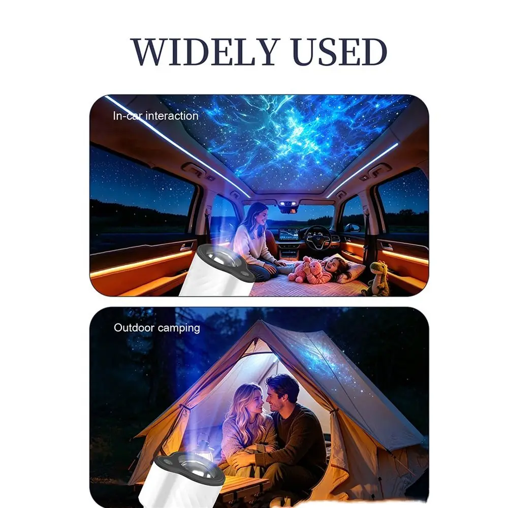 Adjustable Brightness Star Projector Lights Large Range HD Image LED USB Projector Light Multiple Scenes Flexible Neck