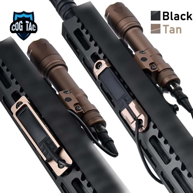 

Airsoft Surefir M300 M600 M300A M600C LED Light With M-LOK KEYMOD Rail Mount Pressure Pad Tail Switch Hunting Lighting Mount Set