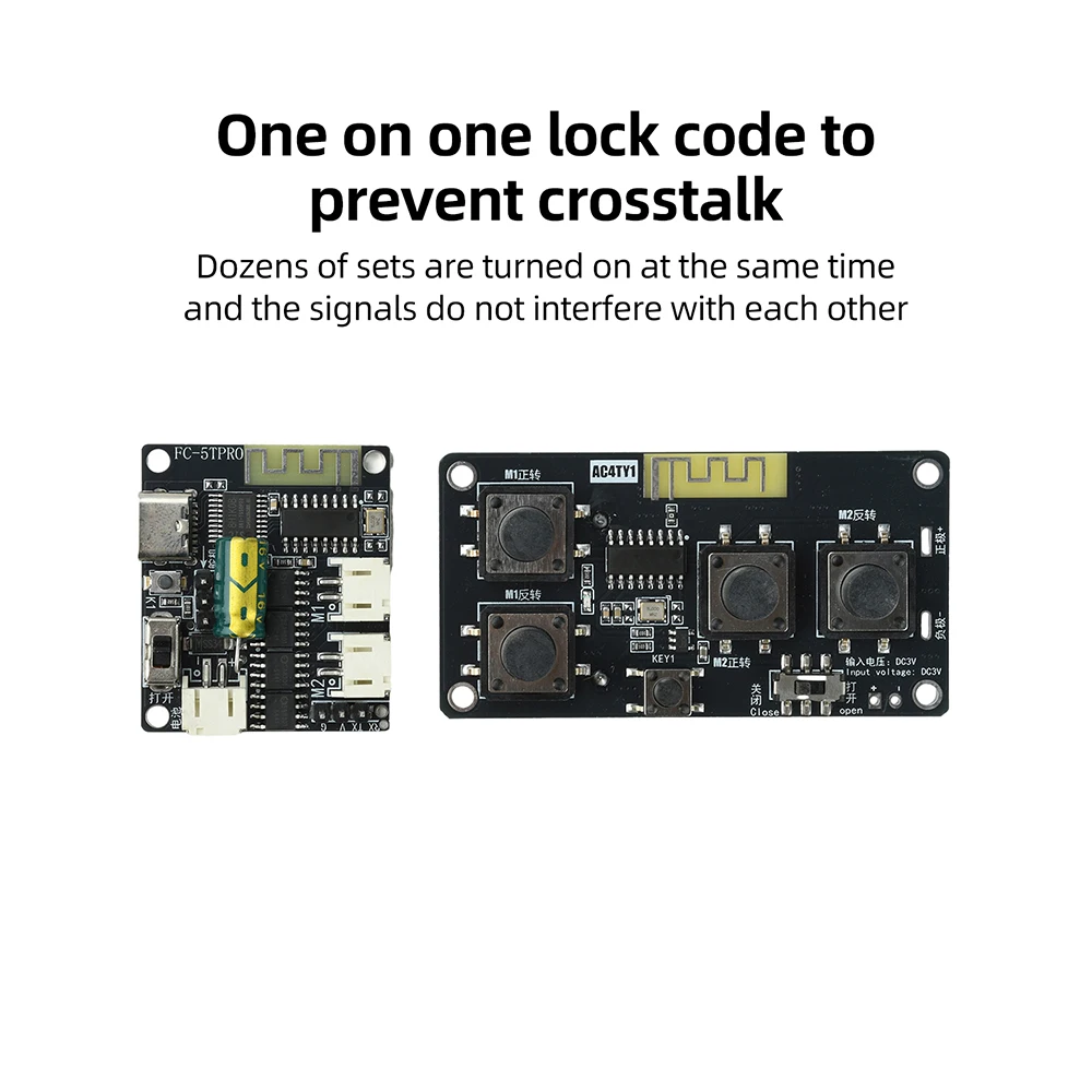 2,4G 4-Kanal DIY Montage Drahtloses Auto-Modul Fernbedienung für Bürstenlose ESC-Zubehörteile – Detail 6