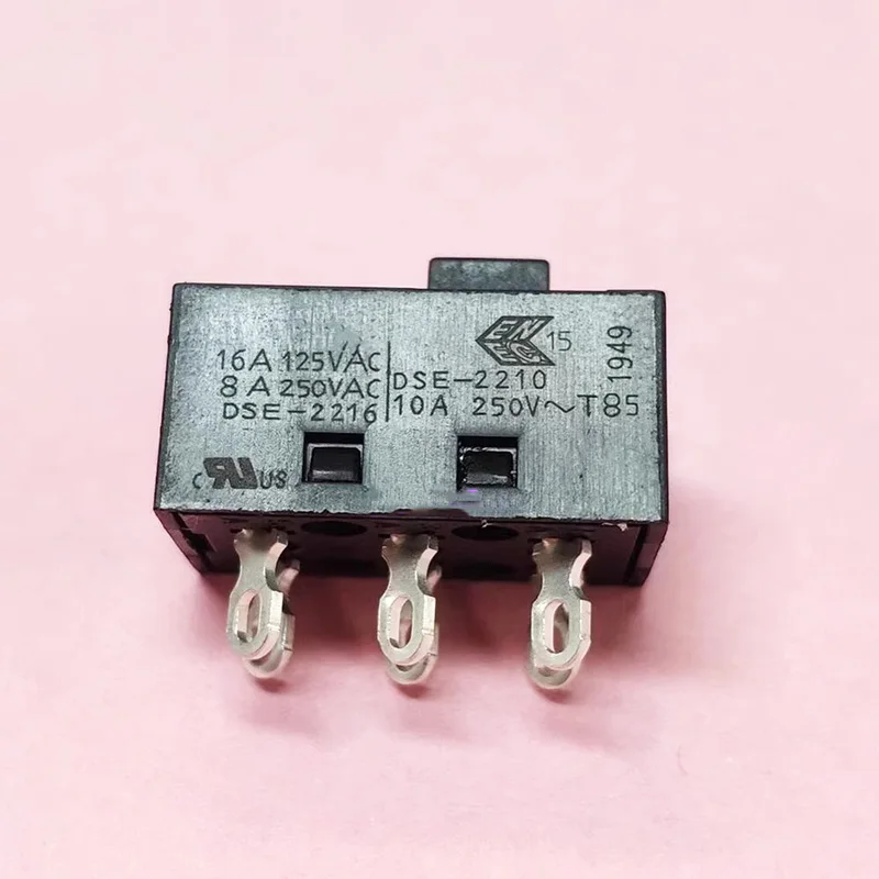 1~5pcs/lot 6-pin 2-position hair dryer switch  toggle switch  Power switch DSE-2216/2210