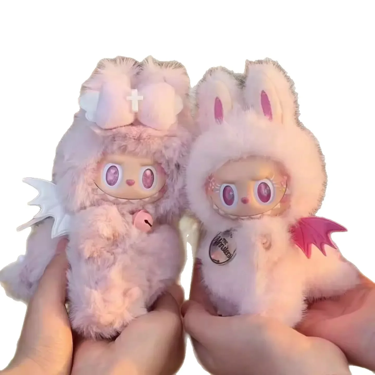 

Кукольная одежда для Labubu, маленький ангел, розовый кролик, плюшевая детская одежда, милая и модная хлопковая кукольная одежда с ангелом, наборы кукол