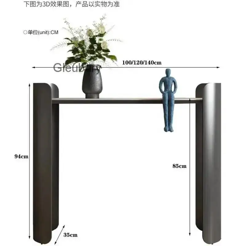 Mesa de Estilo Nórdico Moderno y Minimalista para Sala de Estar, Mesas de Consola Premium, Mesa de Recibidor de Entrada Moderna, Muebles para Sala de Estar