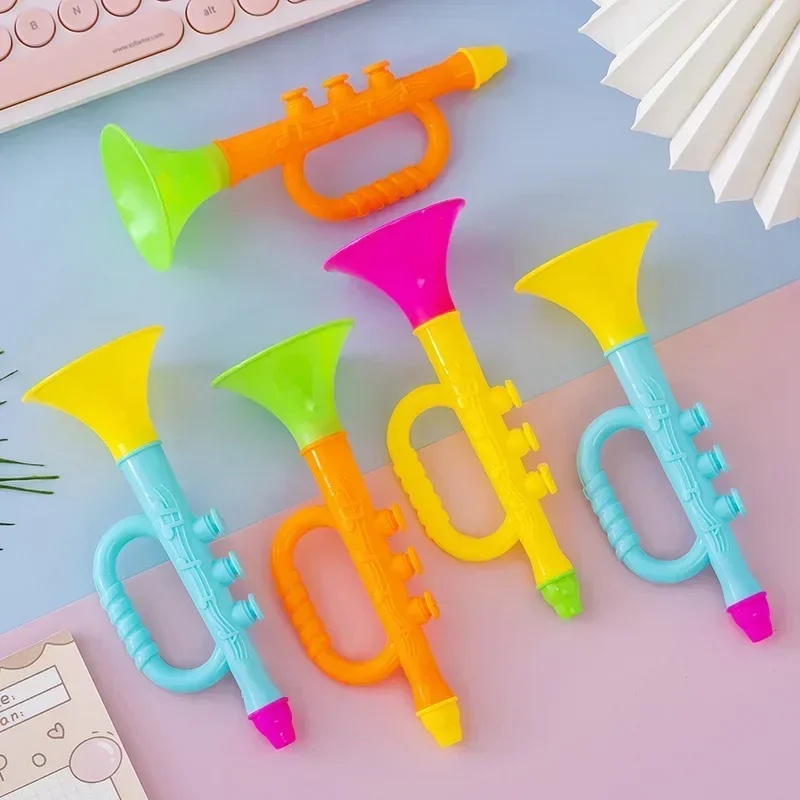 10PCS Baby Music Toys Children Early Montessori Educational Toy Colorful Musical Instruments Games for Kids Trumpet Random Color