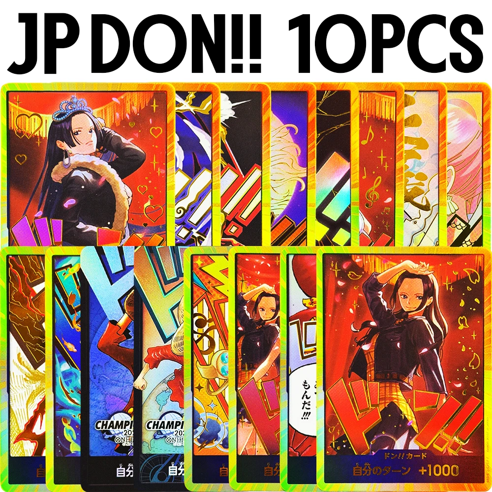 

10 шт. Дон! Коллекционные аниме-карты One Piece PRB-02: редкие карты Gear Carrot, Шанкс, Нами, Марко, Роджер, Золотая коллекция