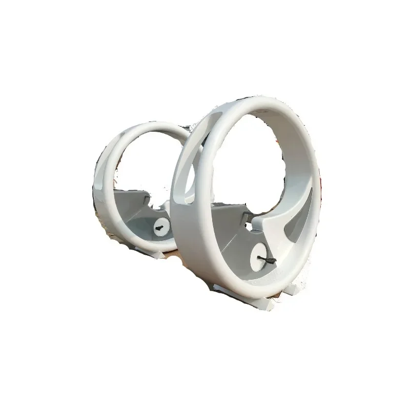 Durablefoot-mounted electric light-emitting device, stainless steel luminous bike, acrylic, LED lighting for outdoor scenic area