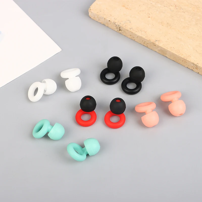 Super Silicone Soundproof Earplugs Noise Reduction Earplugs Sleep Artifact Silent Earplugs