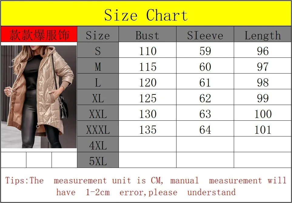 Winter Hooded Loose Solid Color Zipper Cotton Jacket Women Quilted Puffer Coat Fleece Lined Long Warm Irregular Hem Outerwear