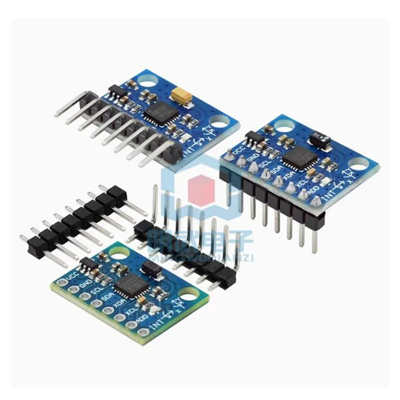 GY-521 MPU-6050 MODULE 3-Axis Accelerometer 6DOF MODULE Straight/Curved Stitches