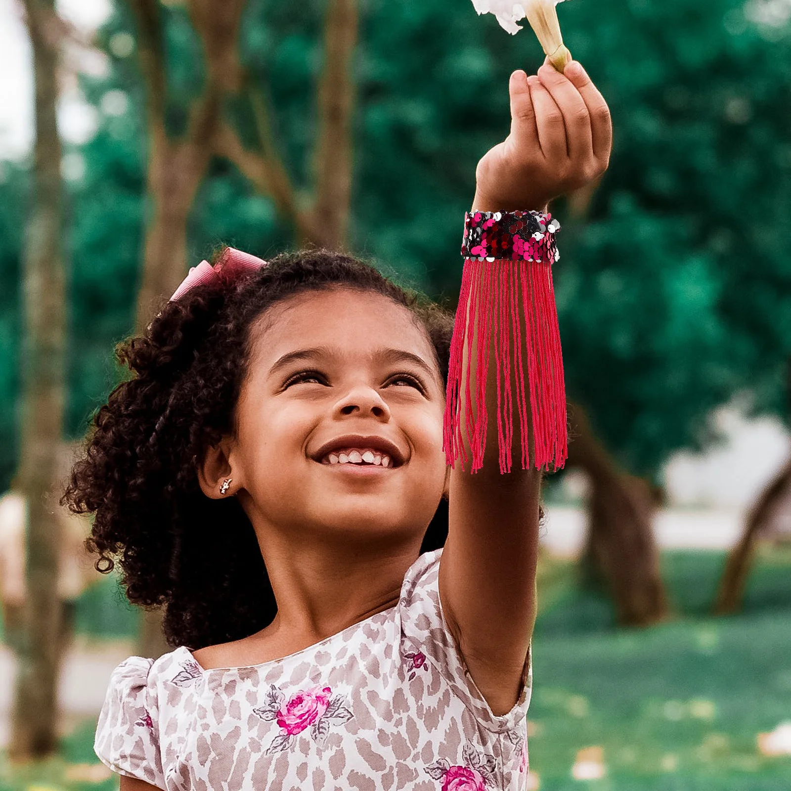 Bracelet à pampilles à paillettes, Bracelet de fête, Bracelet de Festival, cadeau de fête, Bracelets à pression