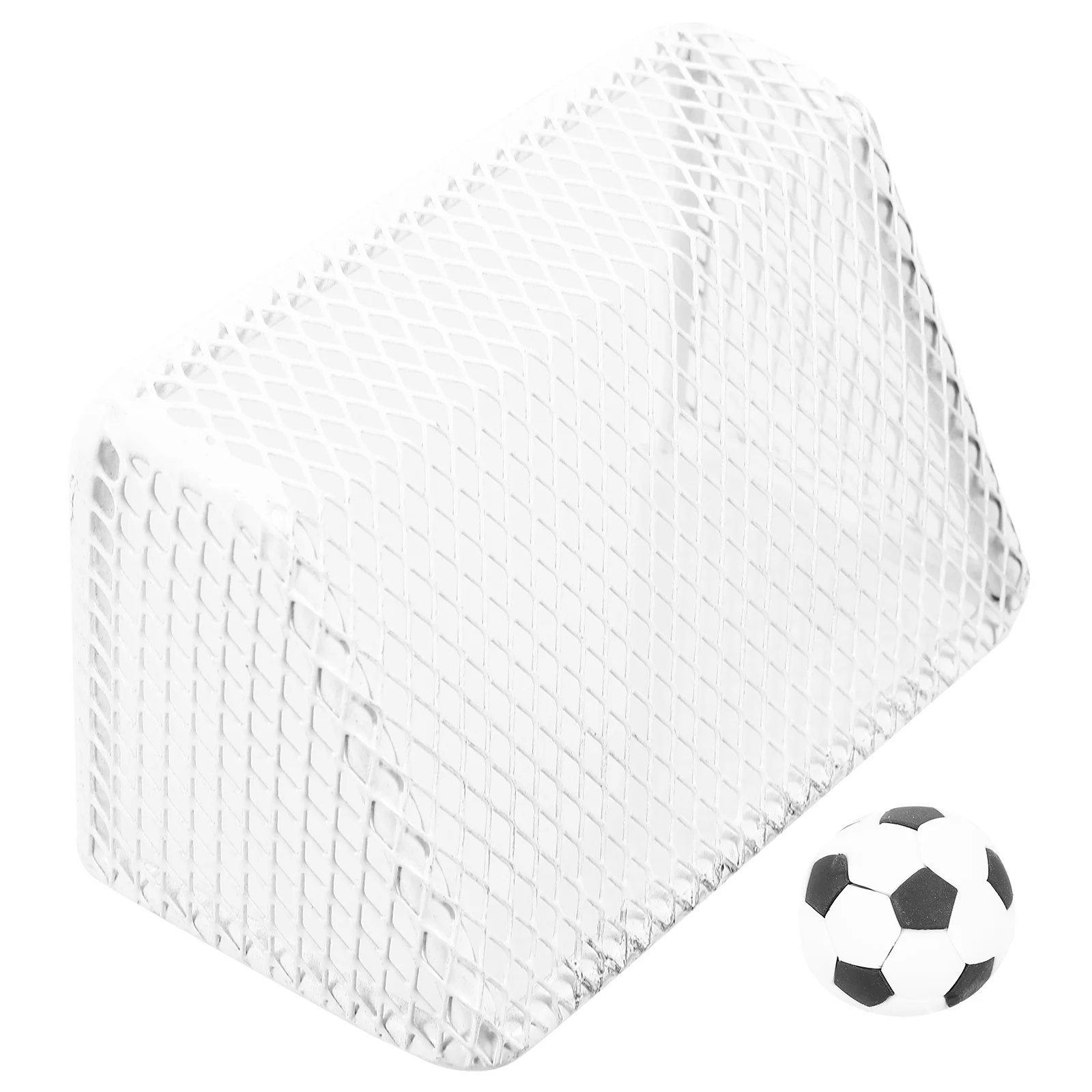 Mini Football Goal House Dollhouse Soccer Balls Sports Statues For Gate Plastic Lifelike Miniature