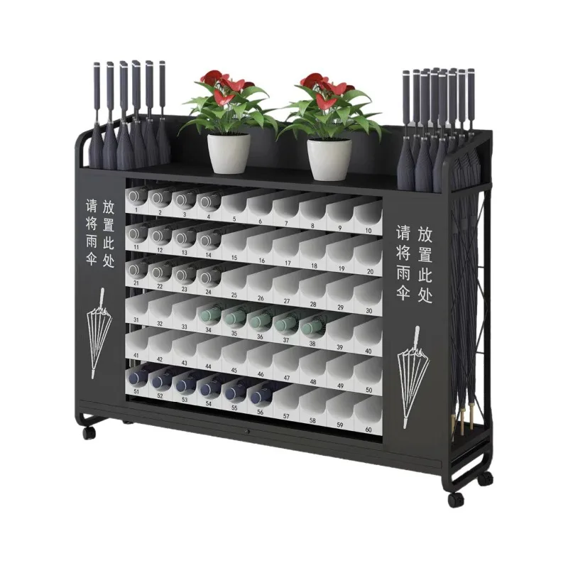Commercial Hotel Lobby Office School Classroom Storage Umbrella Cabinet Multifunctional Umbrella Stand