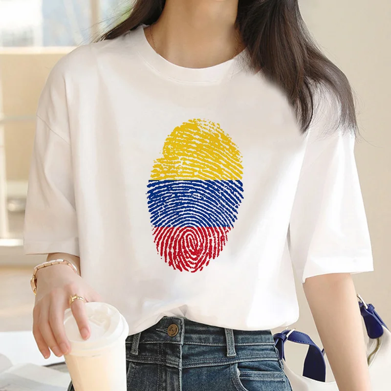 colombia summer top male harajuku kawaii grunge kawaii print t shirt graphic tees women kawaii