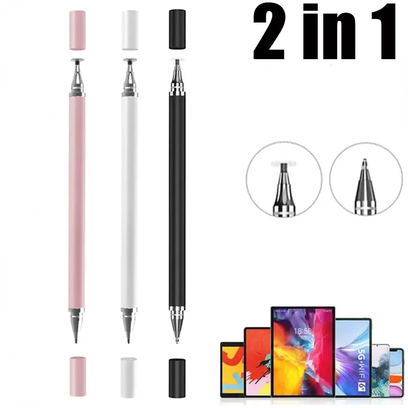 2 In 1 Universal Stylus Pen for Amazon Fire HD 8 Plus 2022 2020 2017 for Fire HD 10 Plus 2021 2019 7 6 HDX 8.9 Tablet Touch Pen