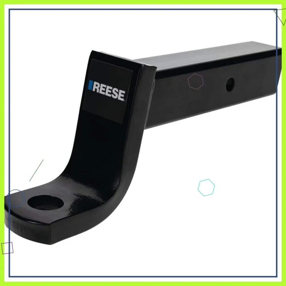 

Heavy Duty Ball Mount 13,000 lbs Capacity Fits 2.5 Inch Receiver 5 Inch Drop Black