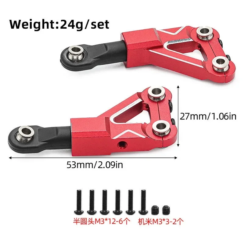 For 1/10 4-TEC DRIFT  MUSTANG Simulated Car Suspension Upgrades Replacement Metal Modification Supplies