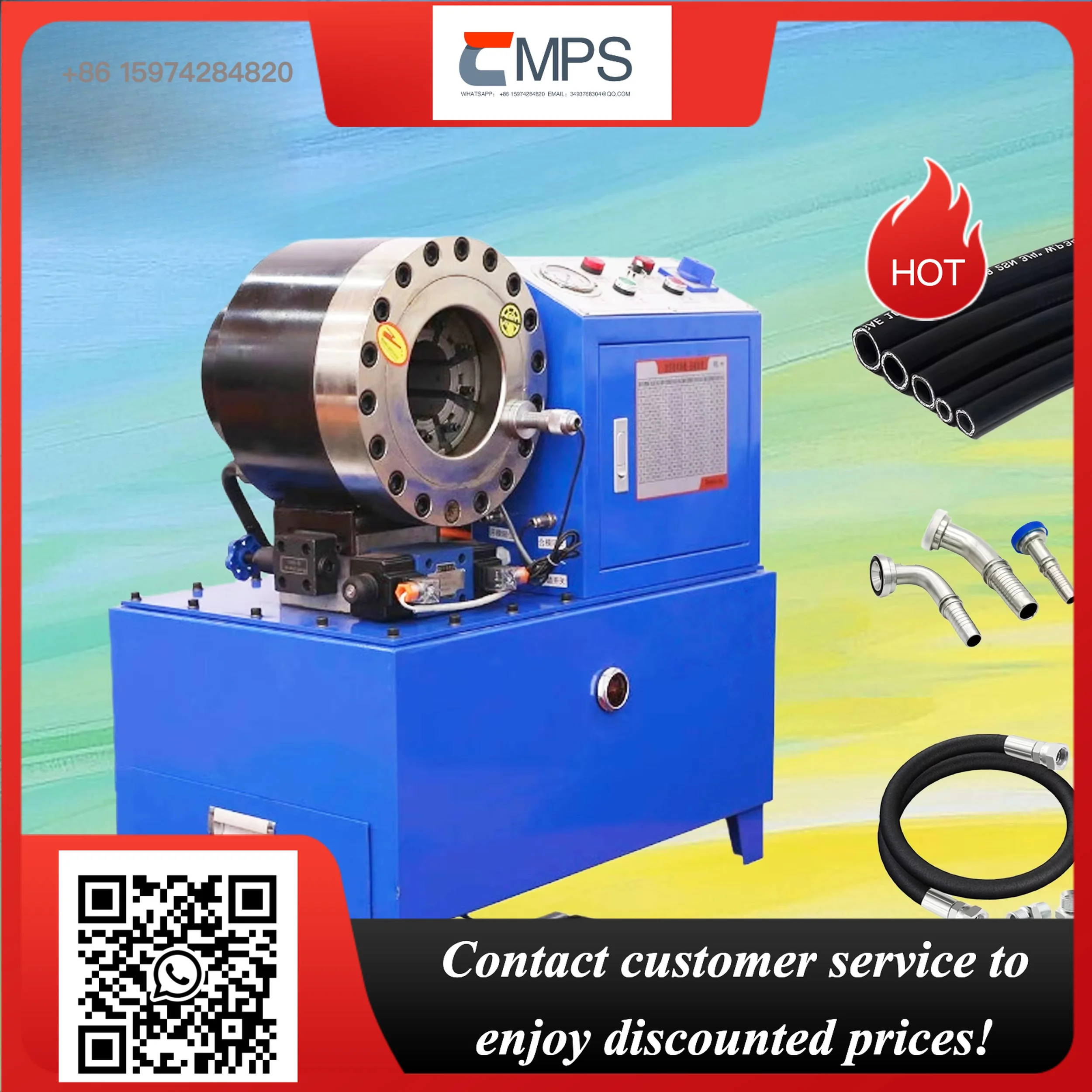 Dx68 Hydraulic High Pressure Hose Crimper Factory Best Sale Competitive Price Pressing Machine for High Rubber Making Machinery