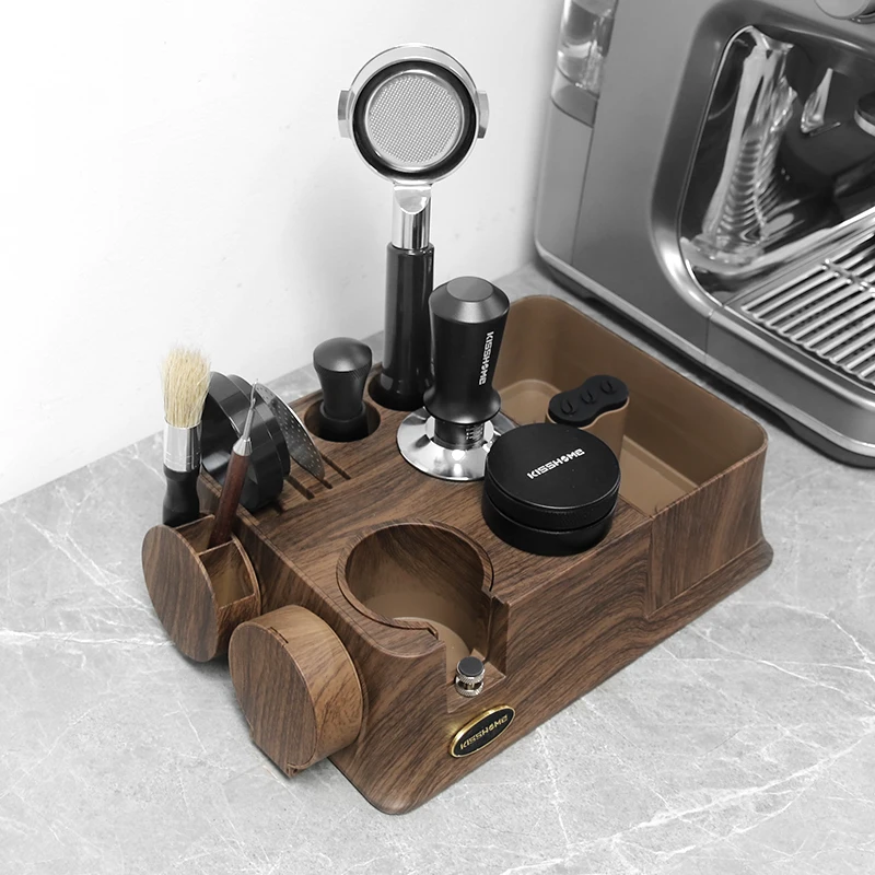 KISSHOME エスプレッソタンパーステーションノックボックスコーヒー