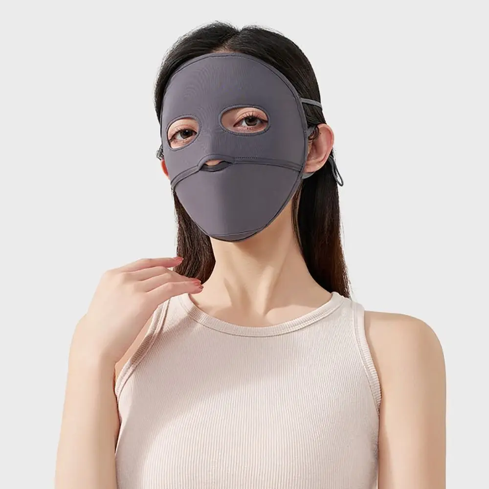 Summer Sunscreen Face Mask Anti-UV Face Cover Facekini Breathable Cycling Mask