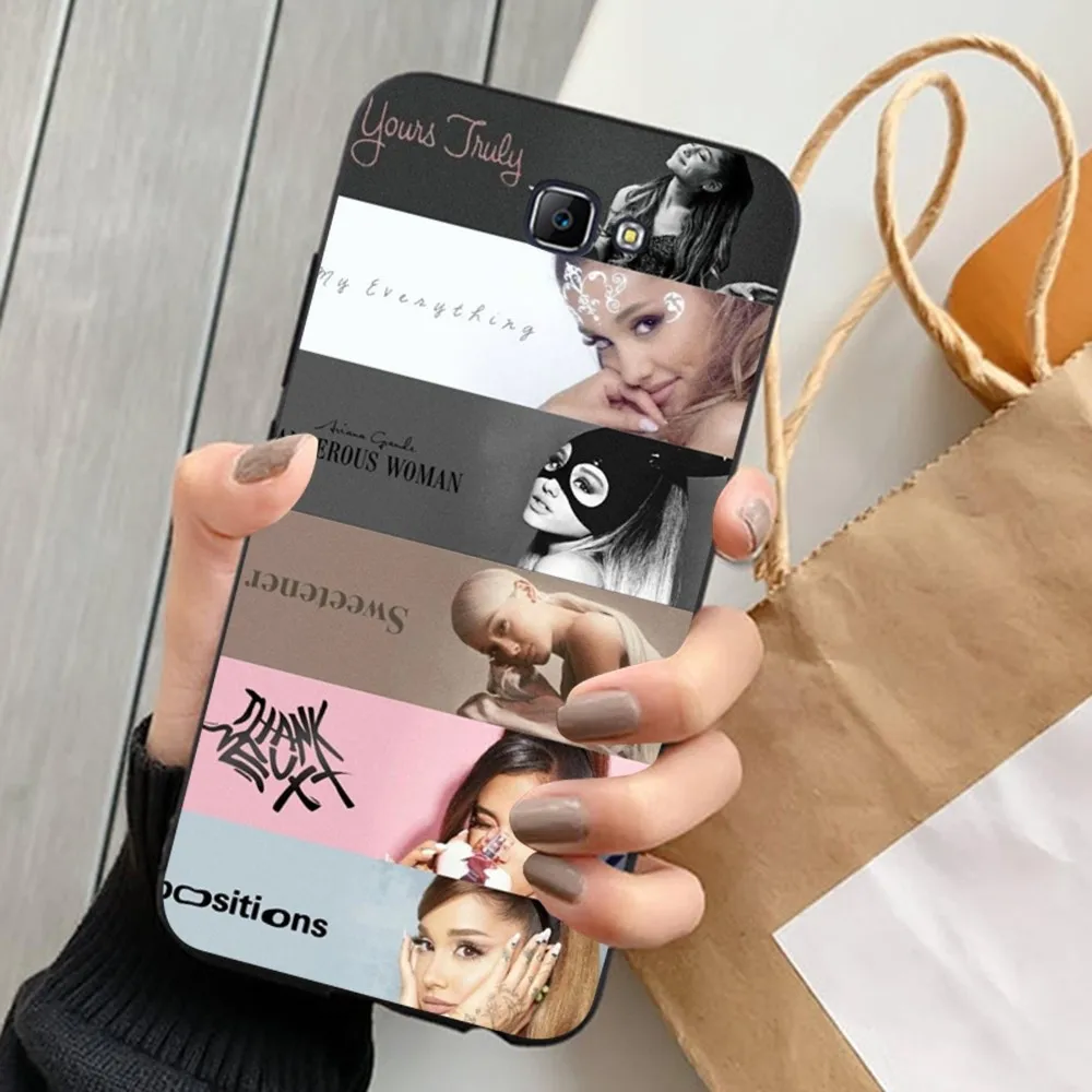singer A-Ariana Grande Phone Case For Samsung J 7 plus 7core J7 neo J6 plus prime J6 J4 J5 Mobile Cover image 5